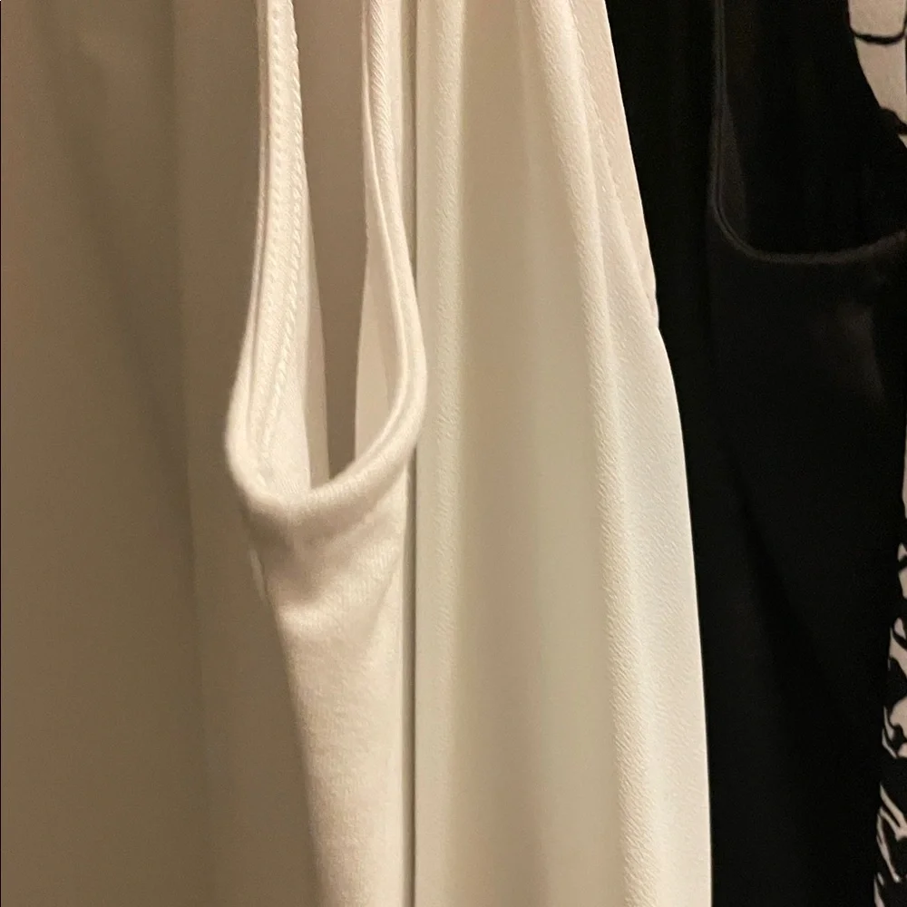 White House Black Market Women's Blouses - White and Black - Picture 10 of 12